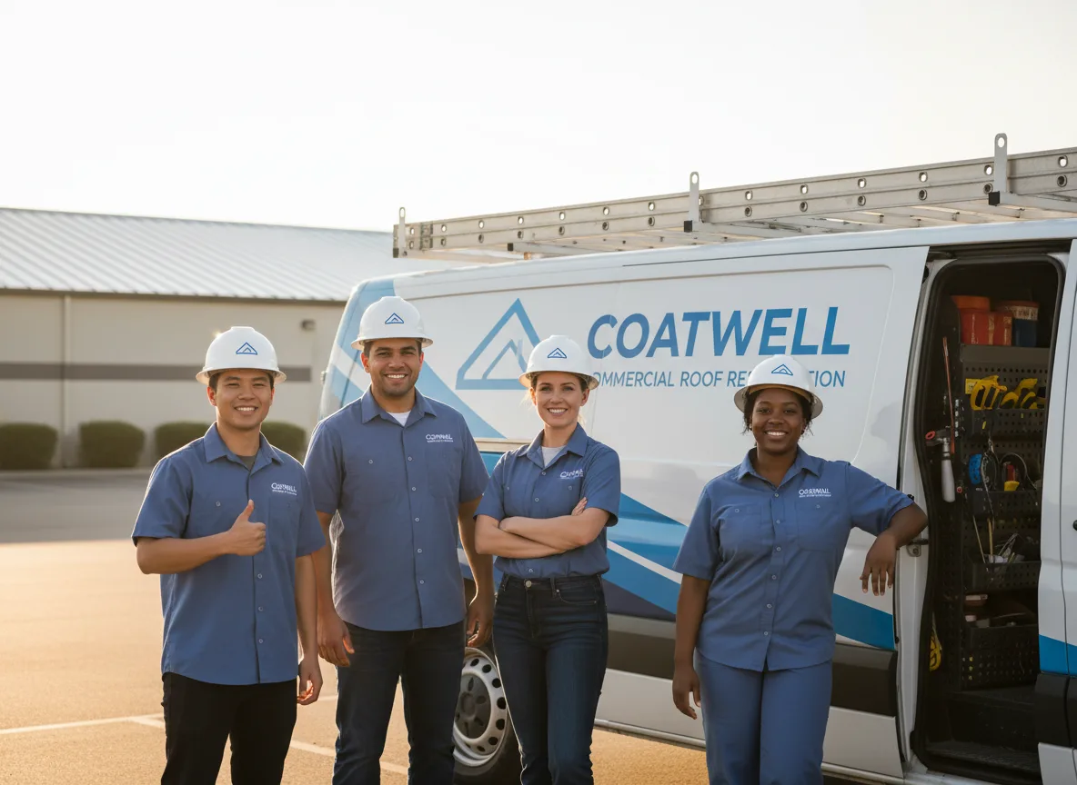 Commercial roof coating company in Niota, IL